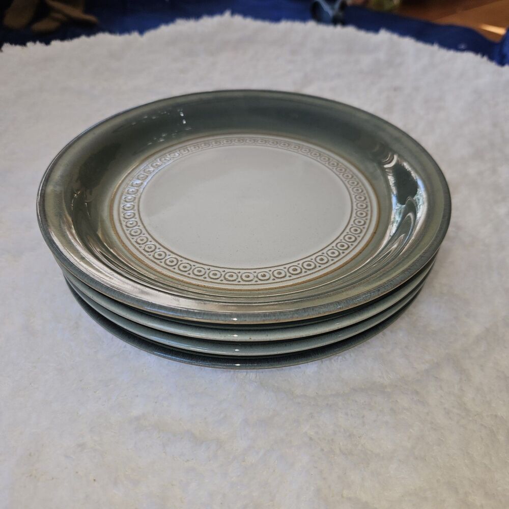 Denby Venice Stoneware  Bread & Butter Plates Set Of 4